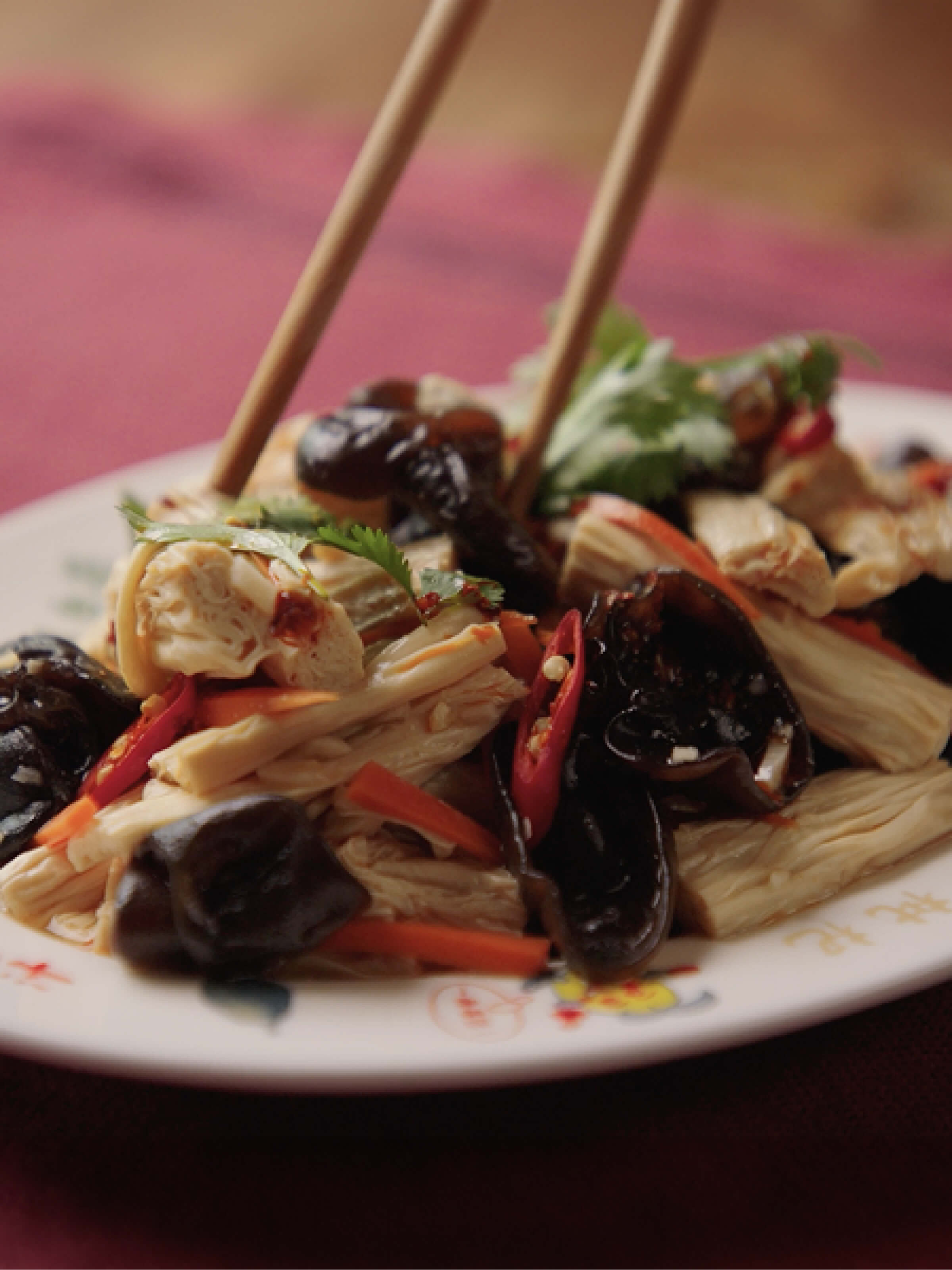 Cold Dressed Yuba with Wood Ear