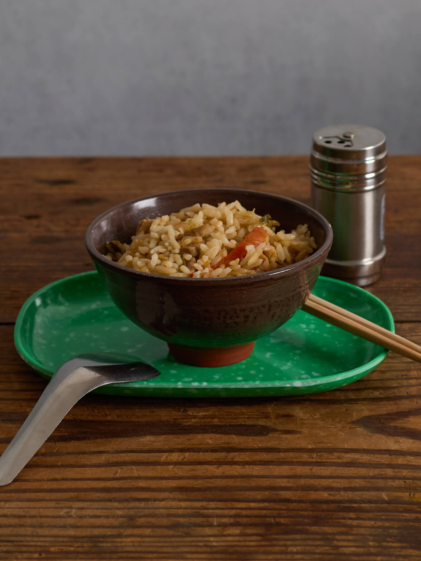 Taiwanese Cabbage Rice with Sun-Dried Cabbage