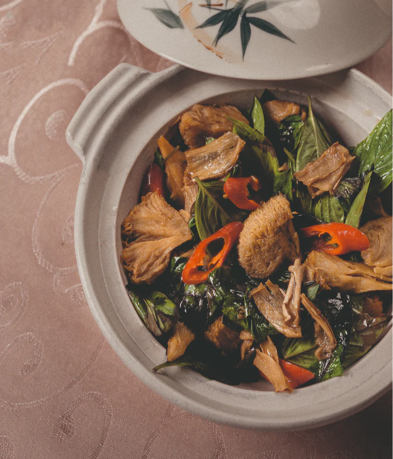 Three Cup Lion's Mane Mushrooms Recipe