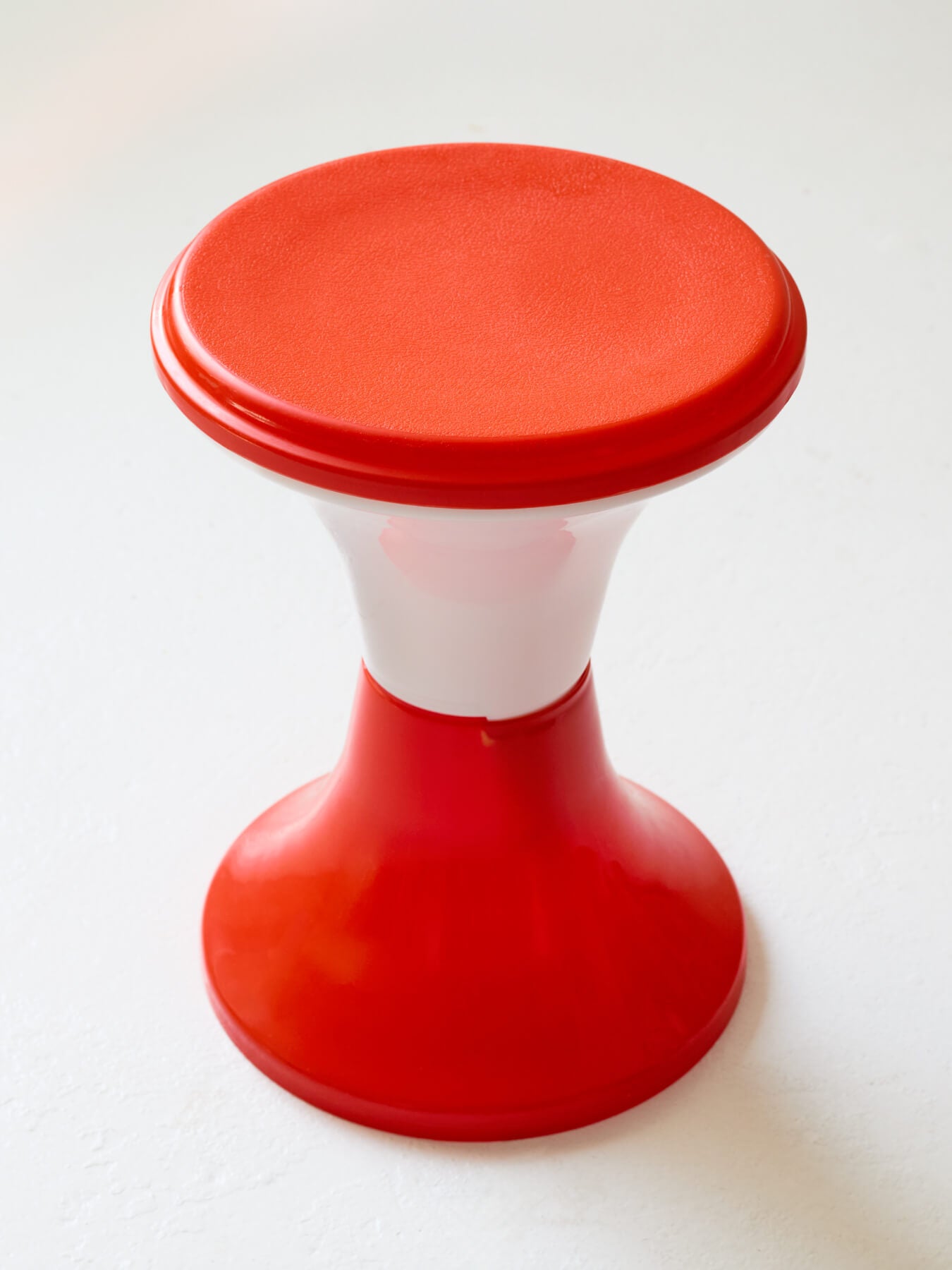 Japanese vintage stool　昭和中期　丸スツール　椅子　張替済 日本製 ヴィンテージ 丸椅子 スツール 昭和中期 杉とケヤキ製
