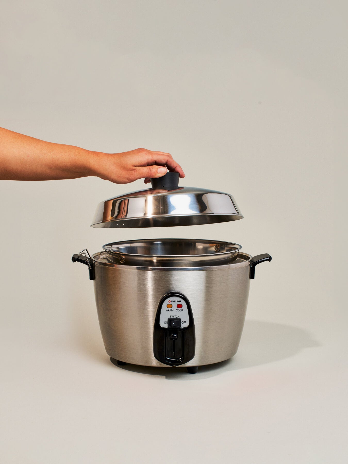 Tatung Electric Rice Cooker and Steamer (11-Cup), Stainless Steel Exterior