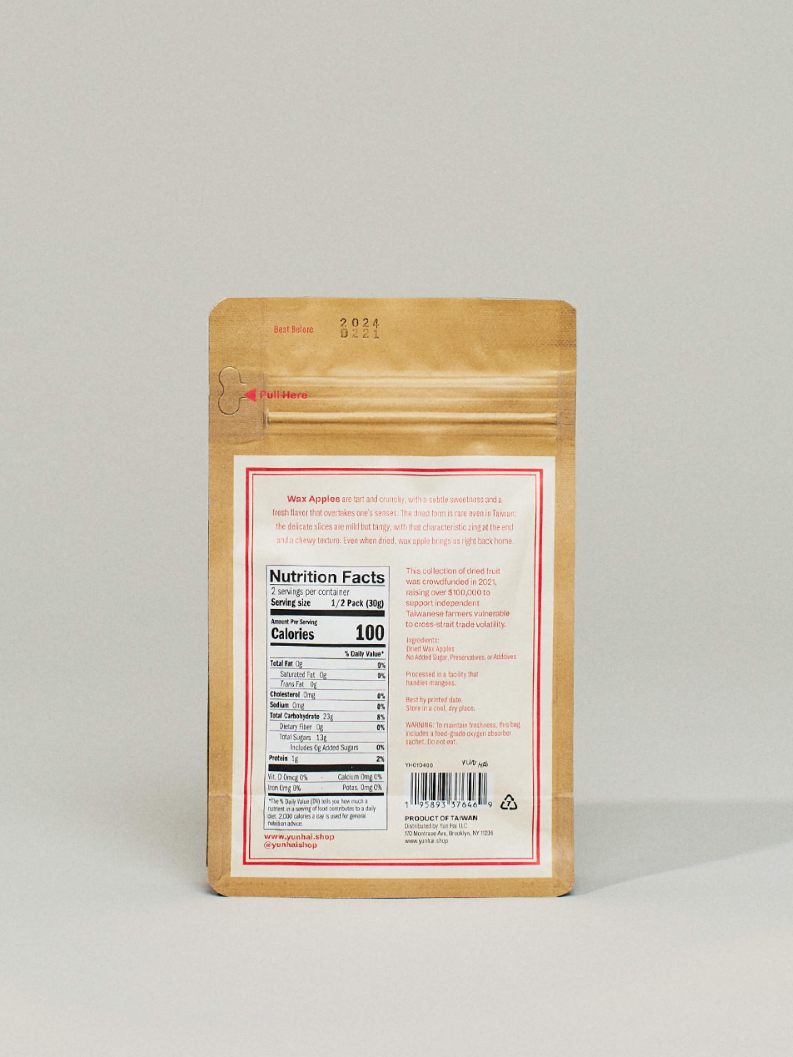Yun Hai Selection Dried Fruit: Wax Apple