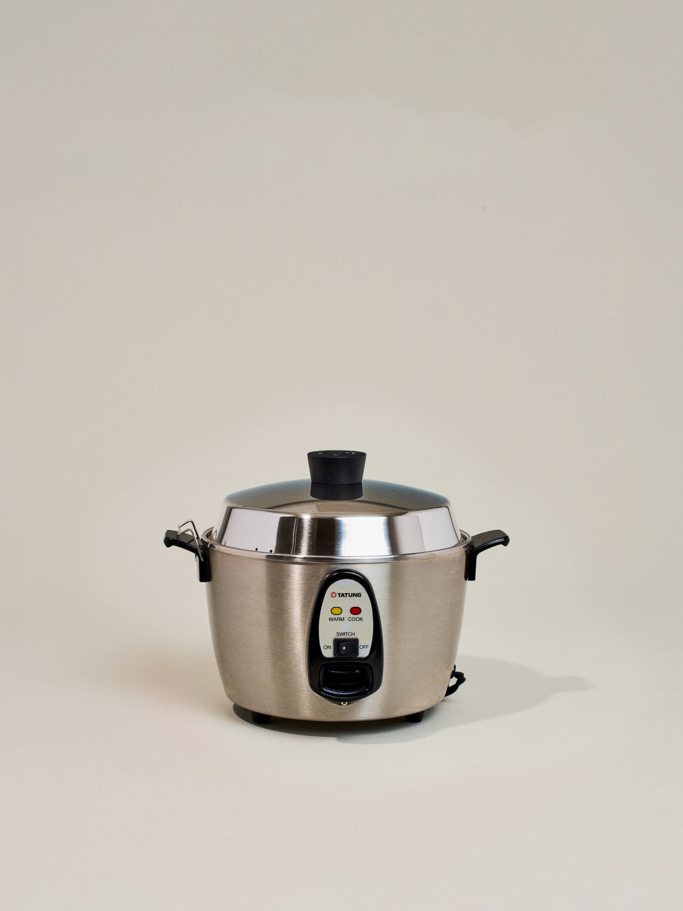 Tatung Electric Rice Cooker and Steamer (6-Cup), Stainless Steel Exterior