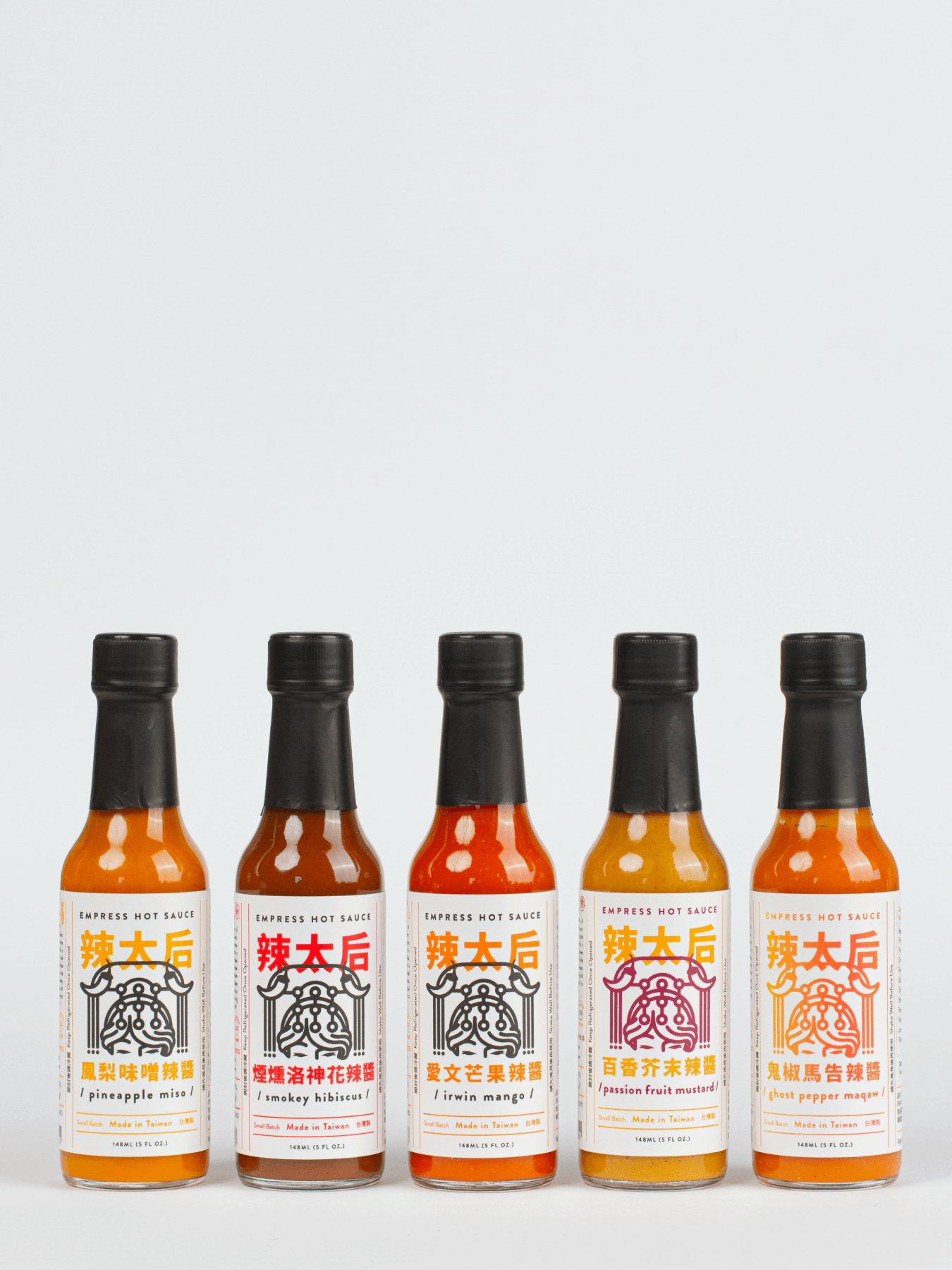 Empress Set of Five Hot Sauces