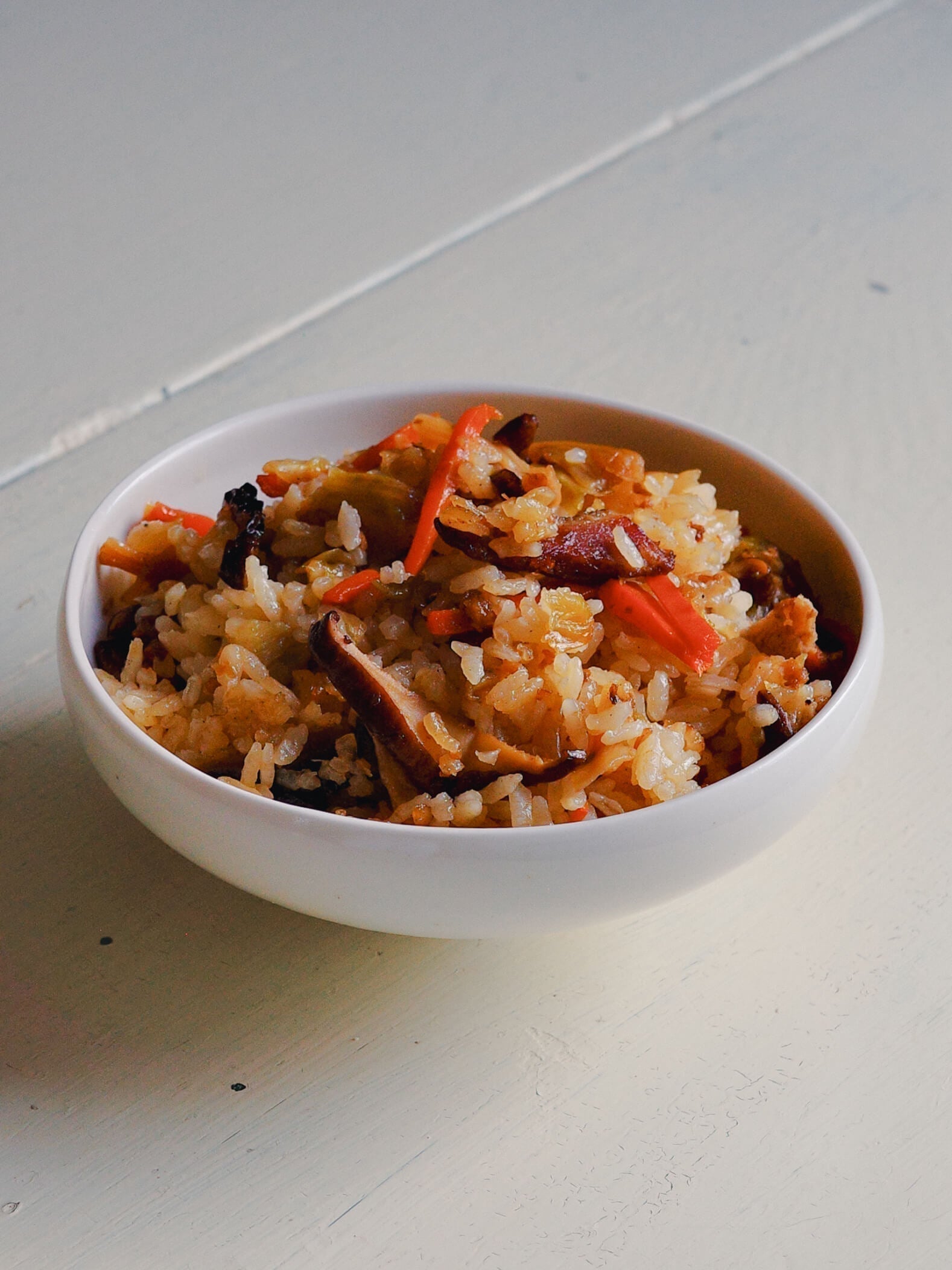 Taiwanese Cabbage Rice with Sun-Dried Cabbage