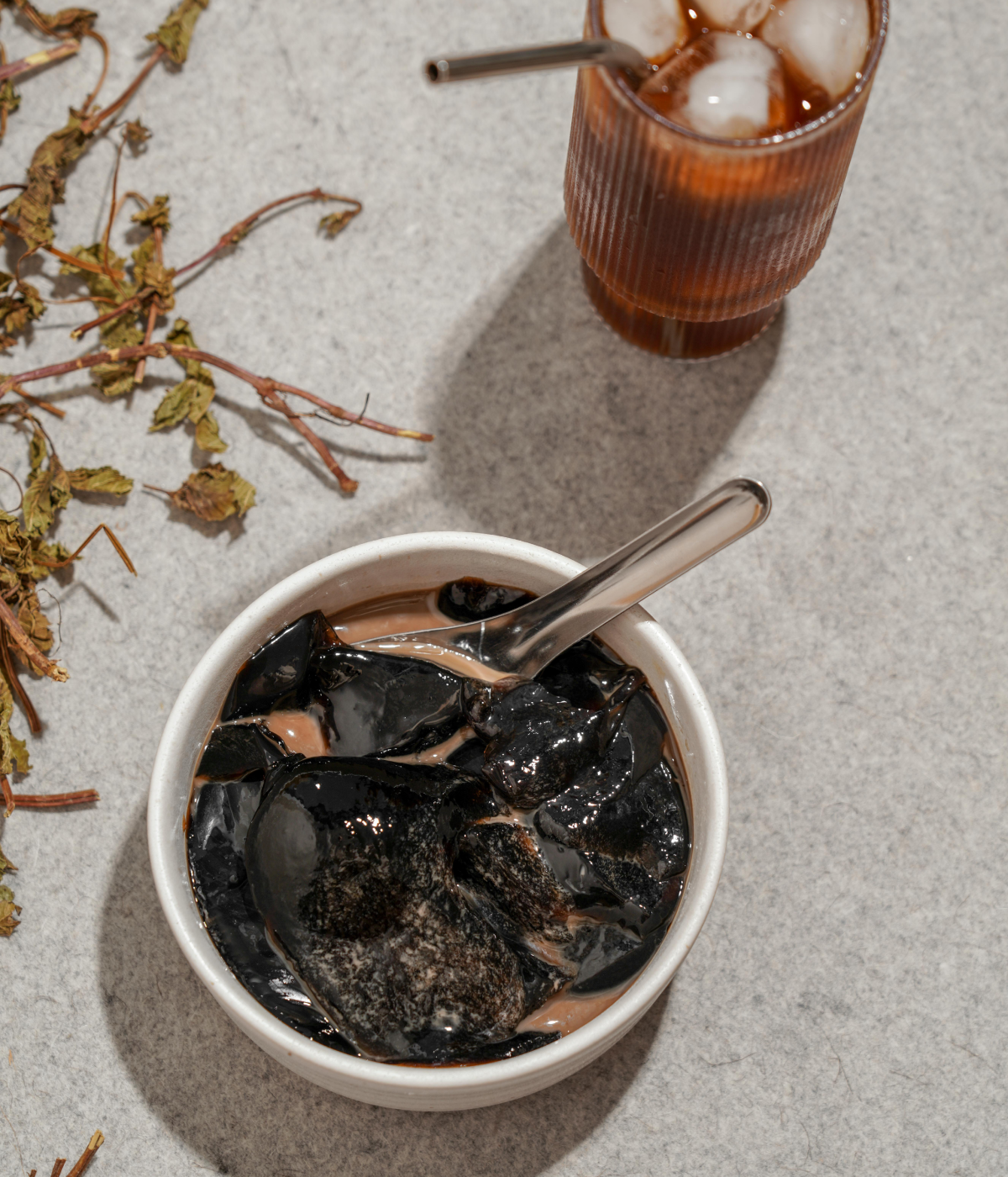 How To Make Grass Jelly and Grass Jelly (Mesona) Tea 仙草