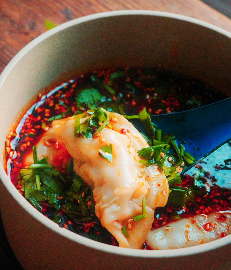 Hot and Sour Dumpling Soup 酸湯水餃