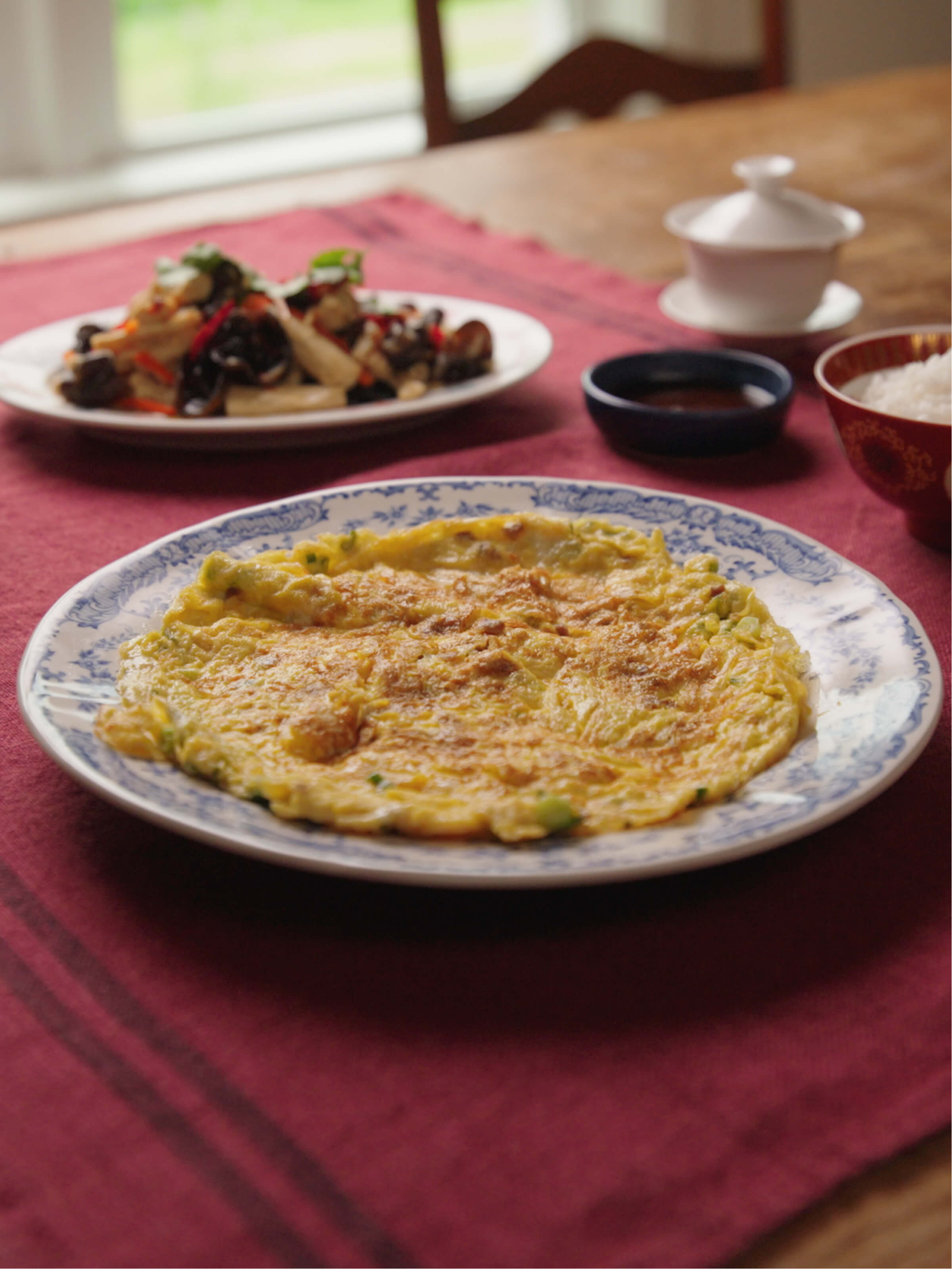 Preserved Radish Omelet (with Duck Egg)