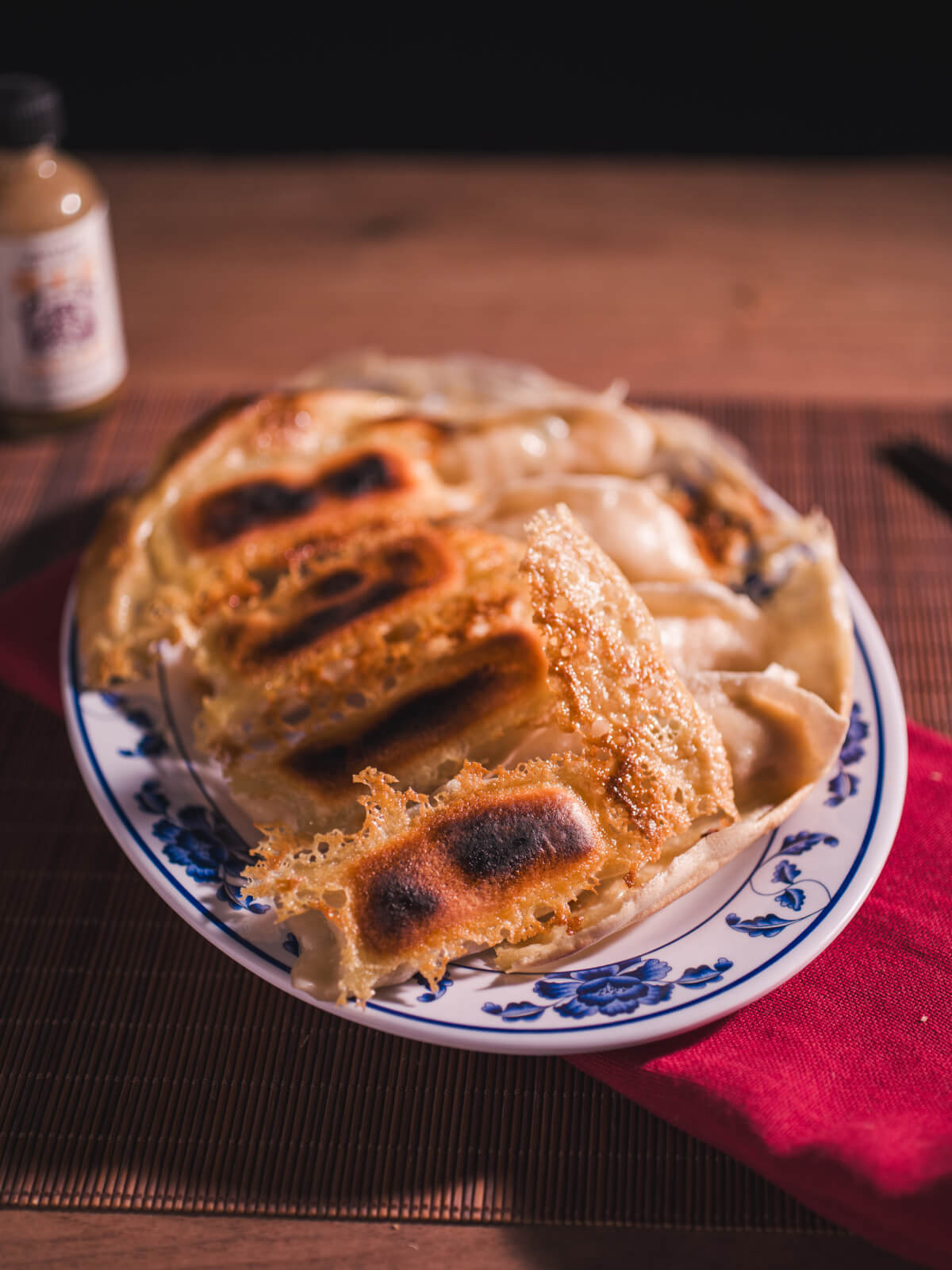 Passion Fruit Hot Mustard Gyoza