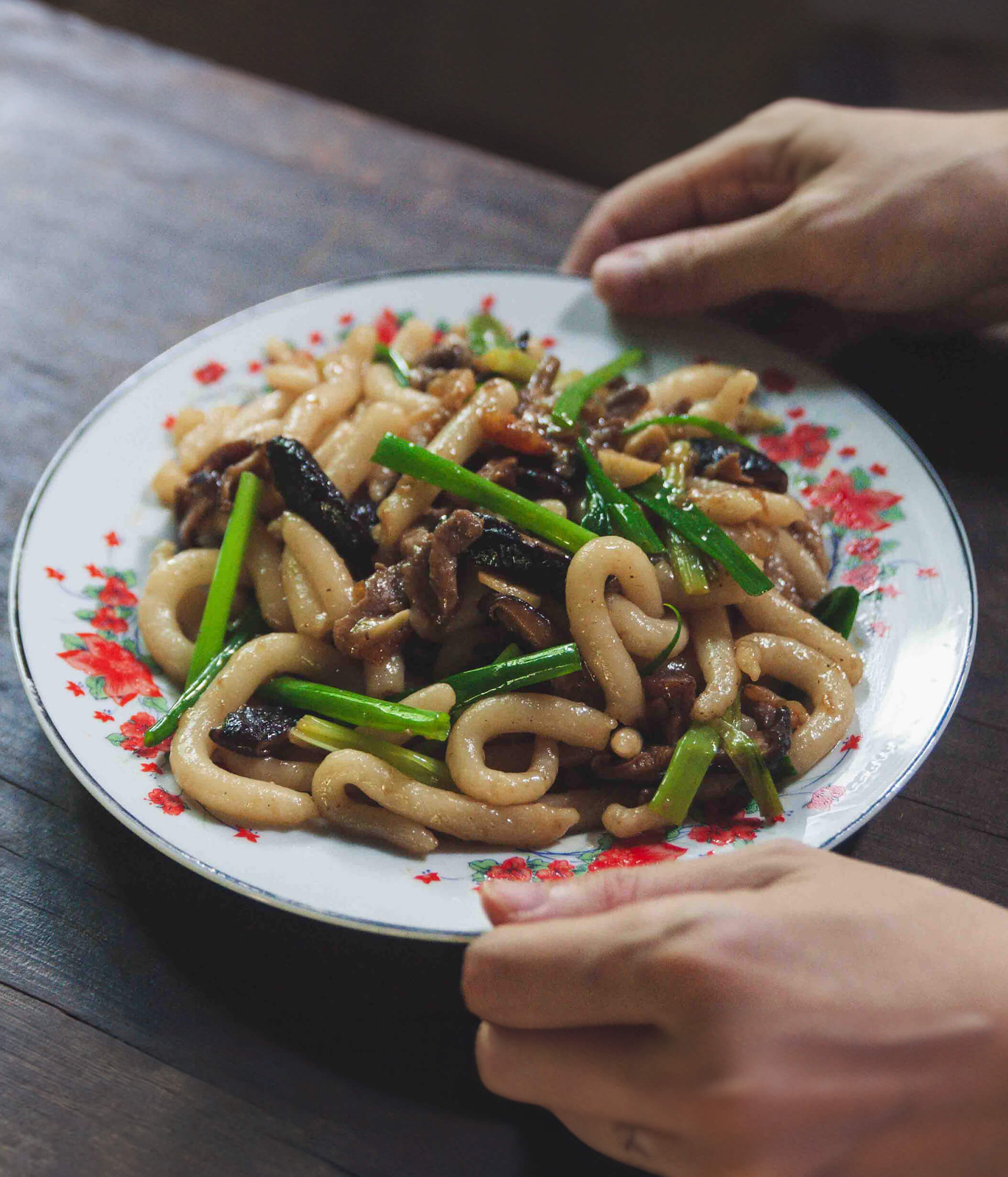 Stir-Fried Silver Needle Noodles 炒米篩目(台農秈14在來米)