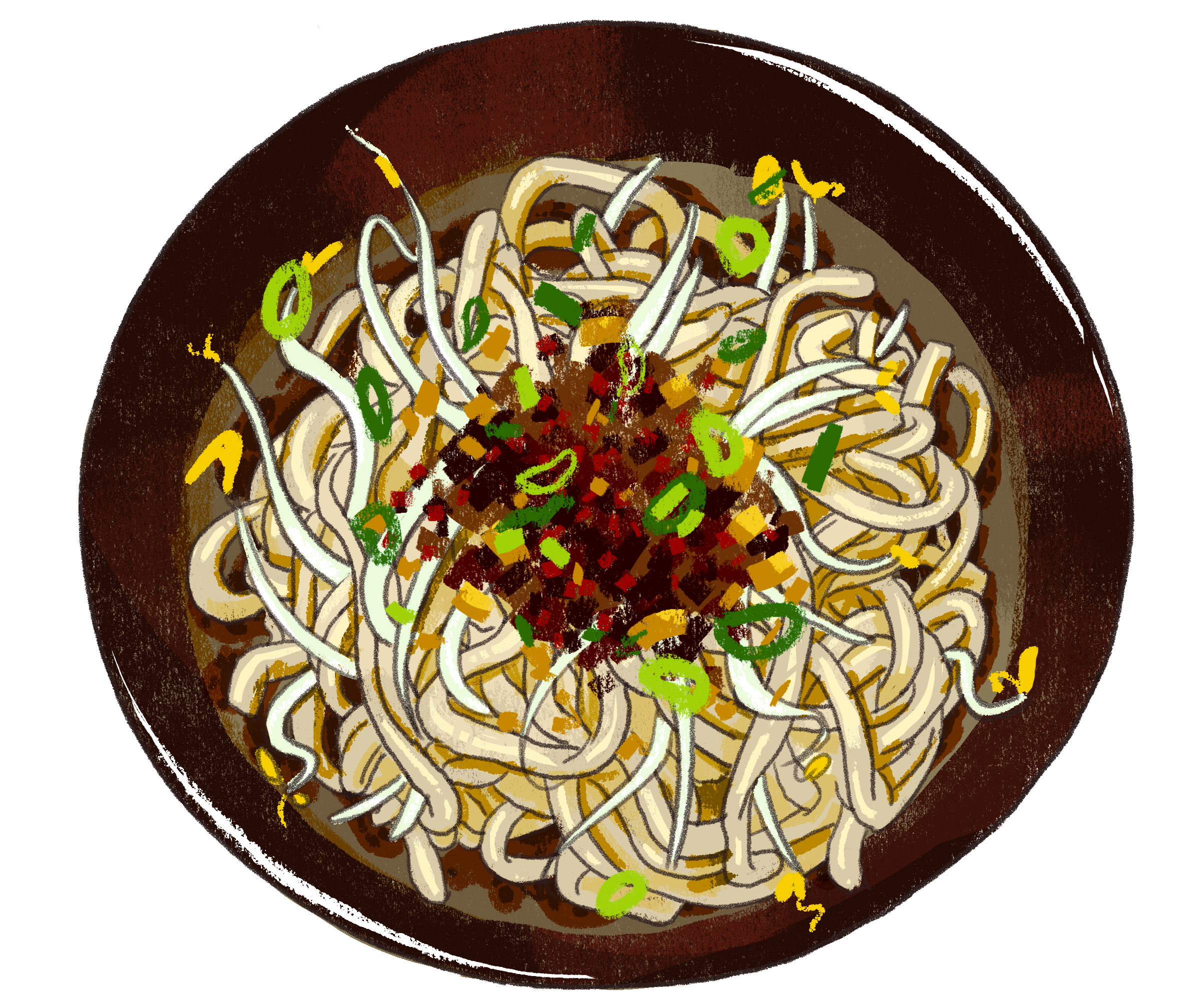 Sichuan Spicy Cold Noodles with Su Chili Crisp 四川涼麵
