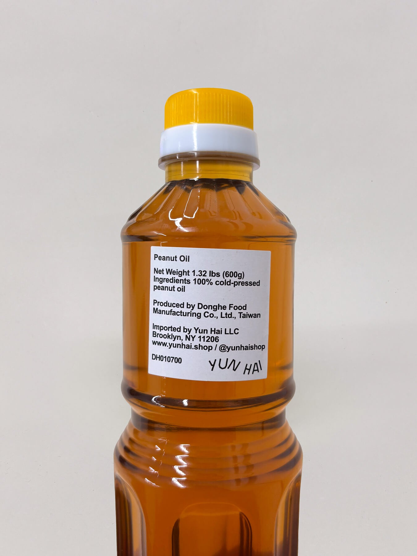 Peanut Oil, Cold Pressed (Plastic Bottle)