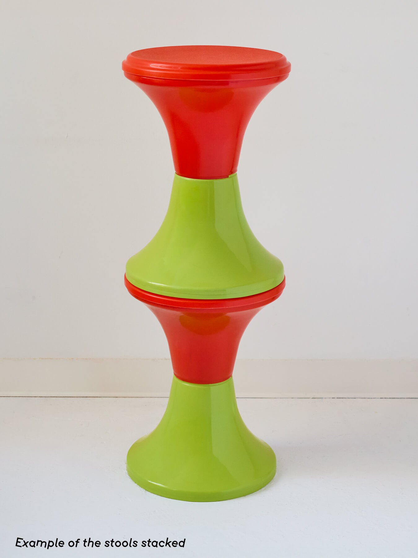 Chess Stool, Red