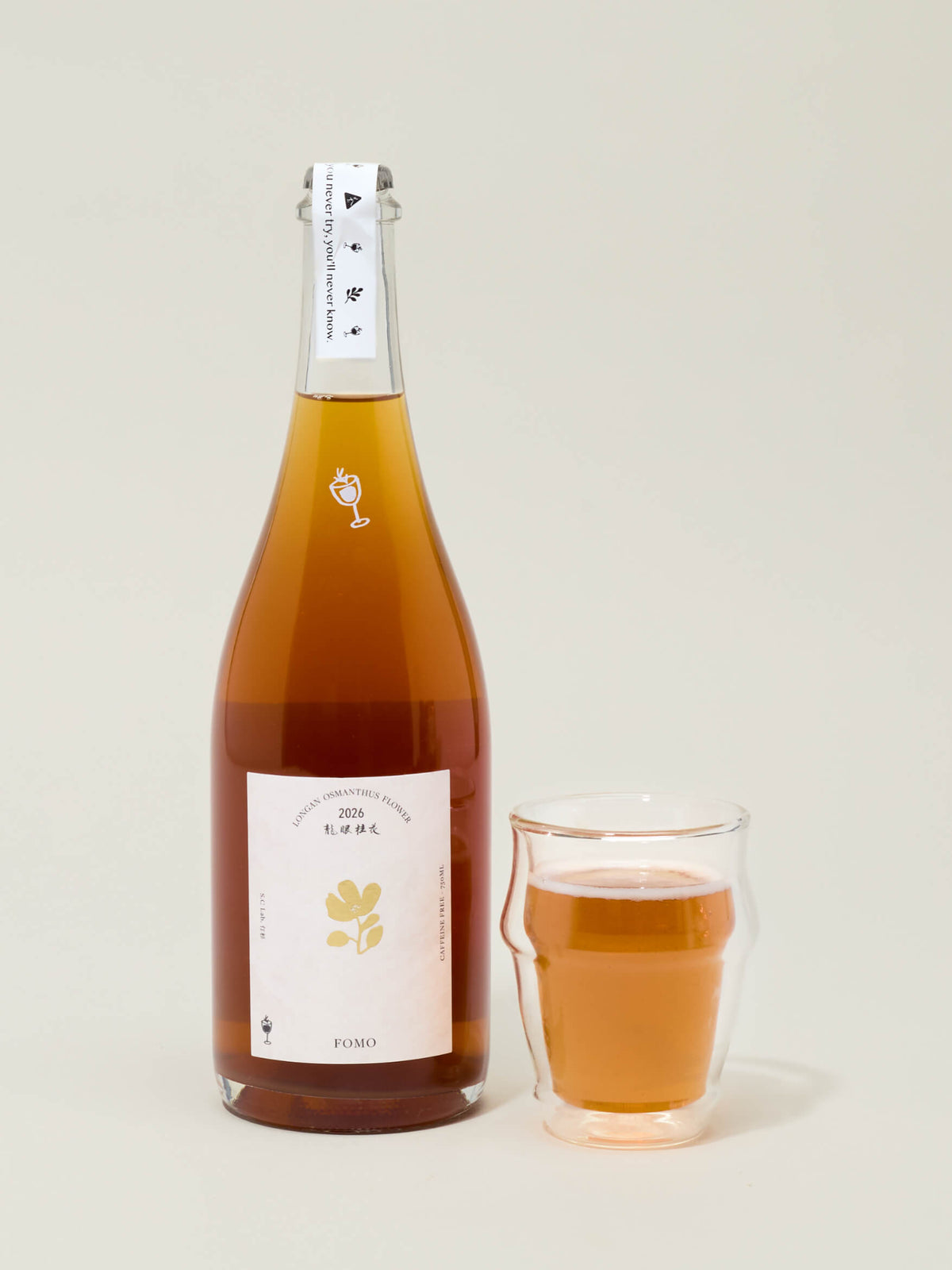Longan Flower and Osmanthus Sparkling Tea (Caffeine-Free) by S.C Lab