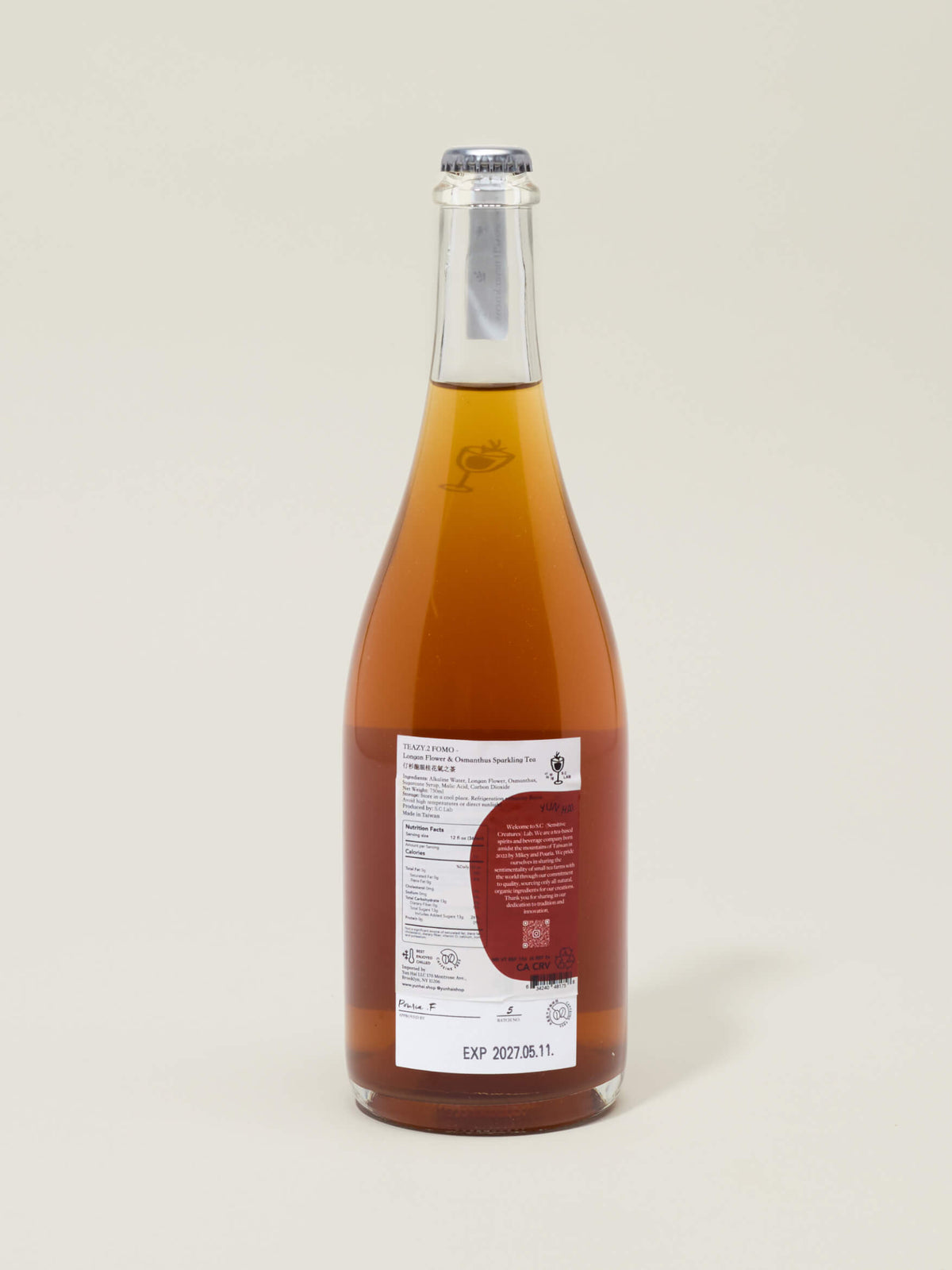 Longan Flower and Osmanthus Sparkling Tea (Caffeine-Free) by S.C Lab