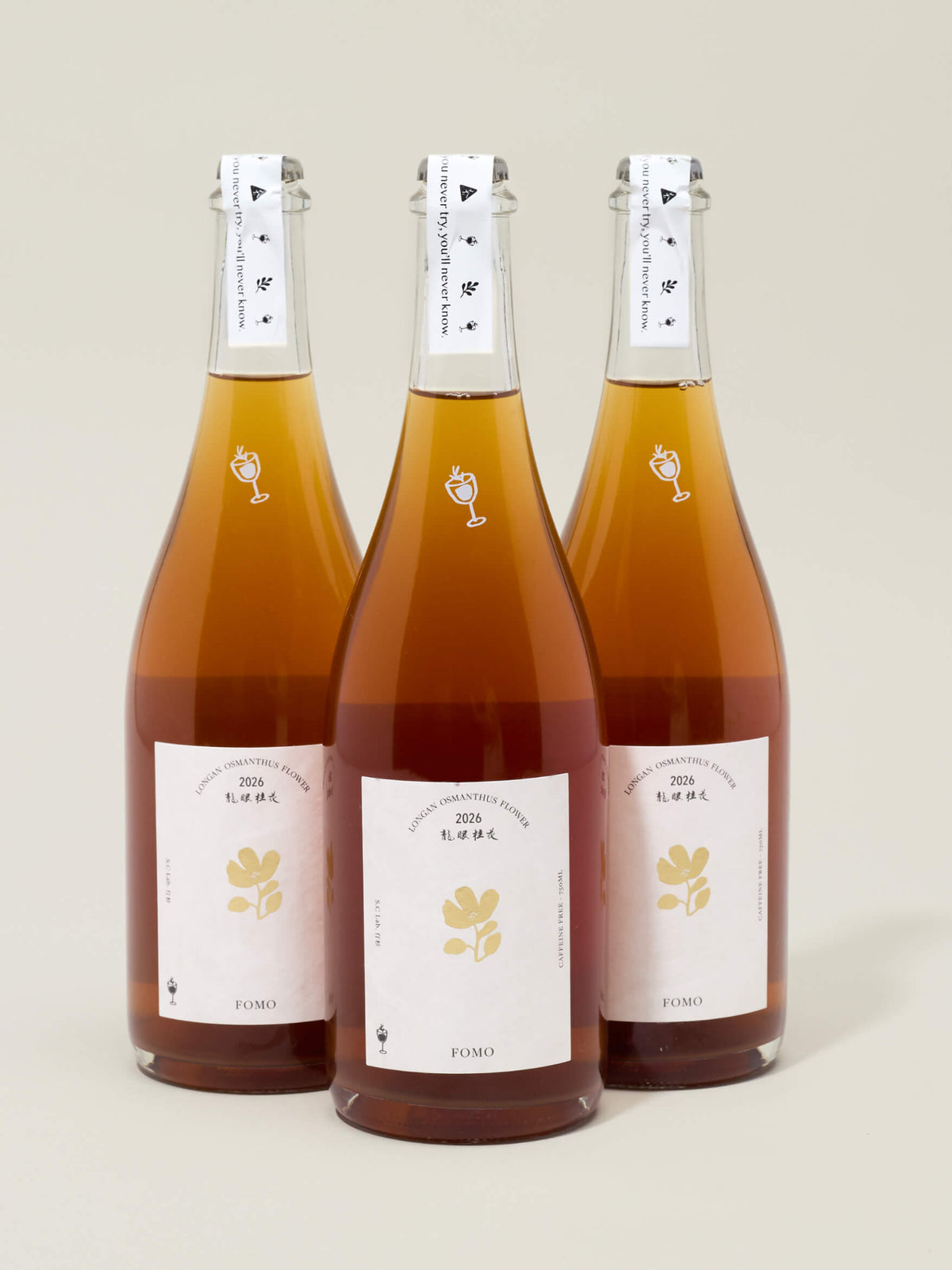 Longan Flower and Osmanthus Sparkling Tea (Caffeine-Free) by S.C Lab