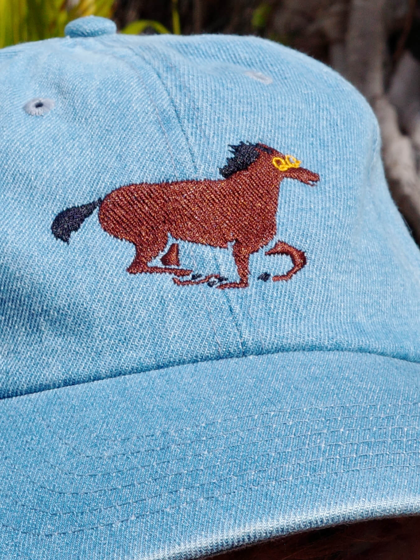 QQ Horse Baseball Cap, Adult | Yun Hai Taiwanese Pantry