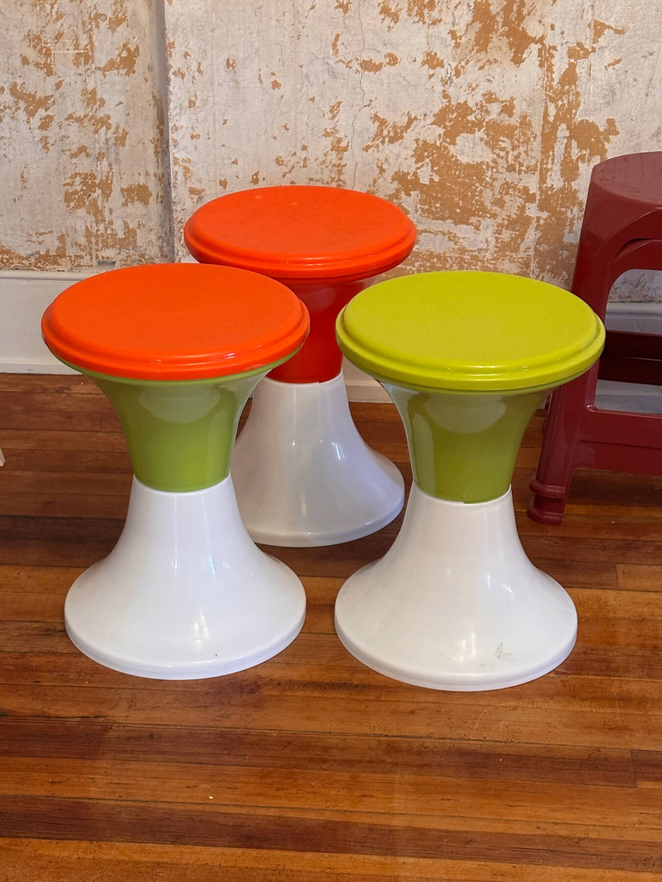 Chess Stool, Red | Yun Hai Taiwanese Pantry