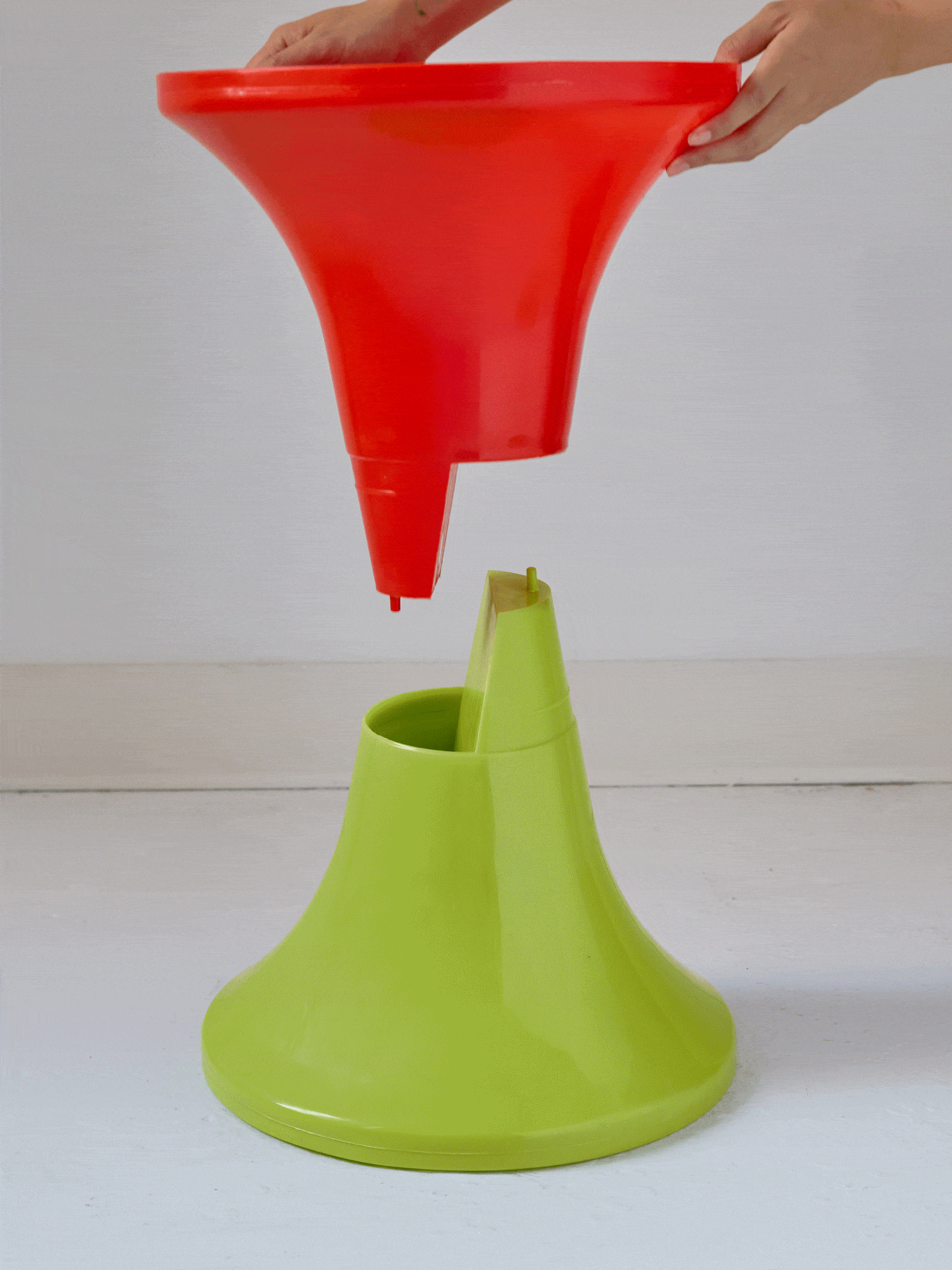 Chess Stool, Red